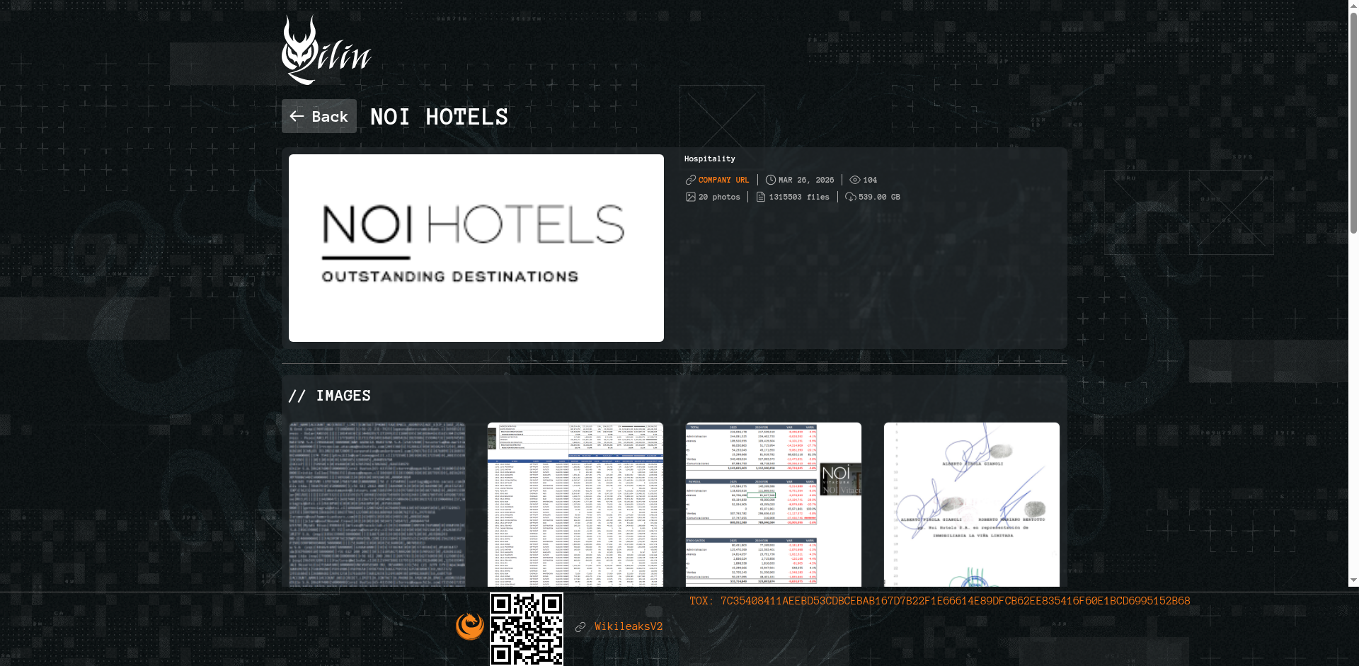 Screenshot del ataque