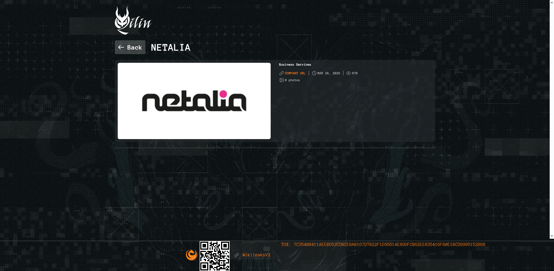 Screenshot del ataque
