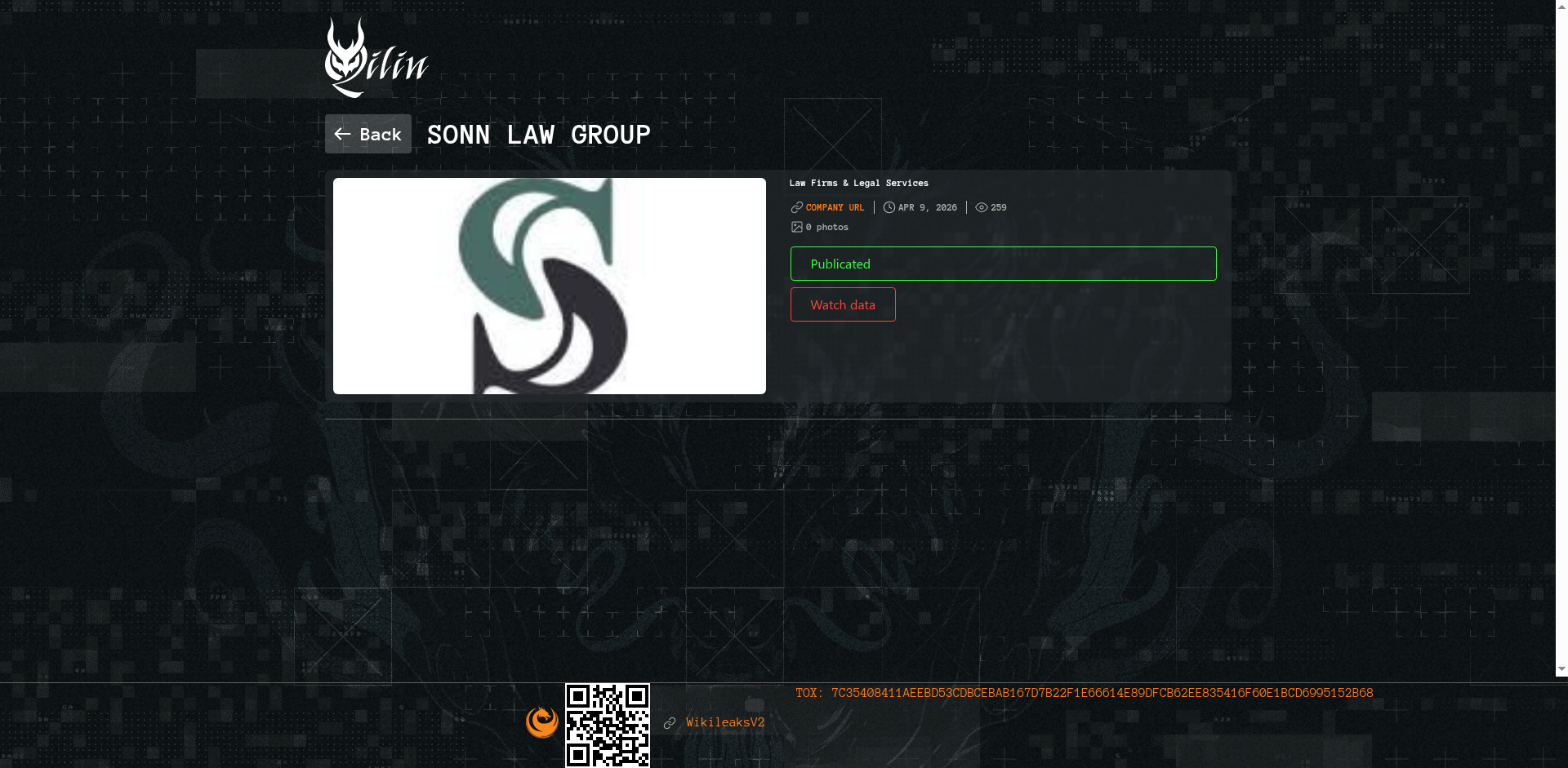 Screenshot del ataque