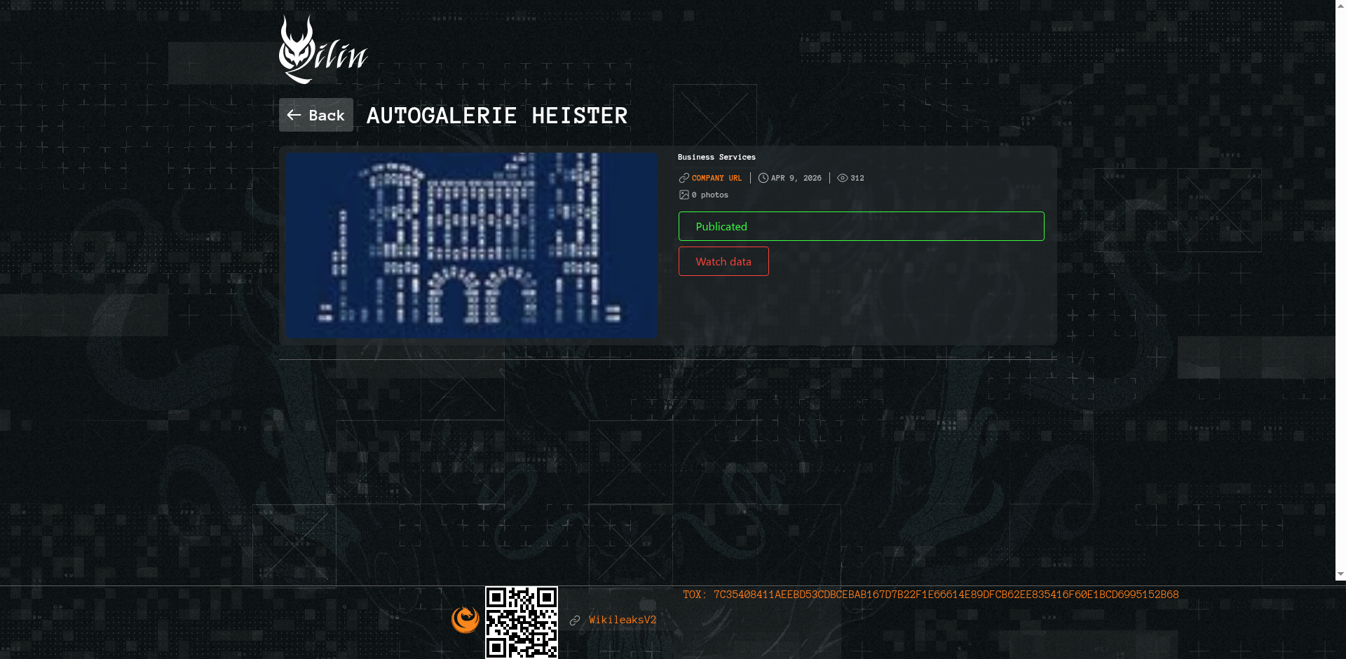 Screenshot del ataque
