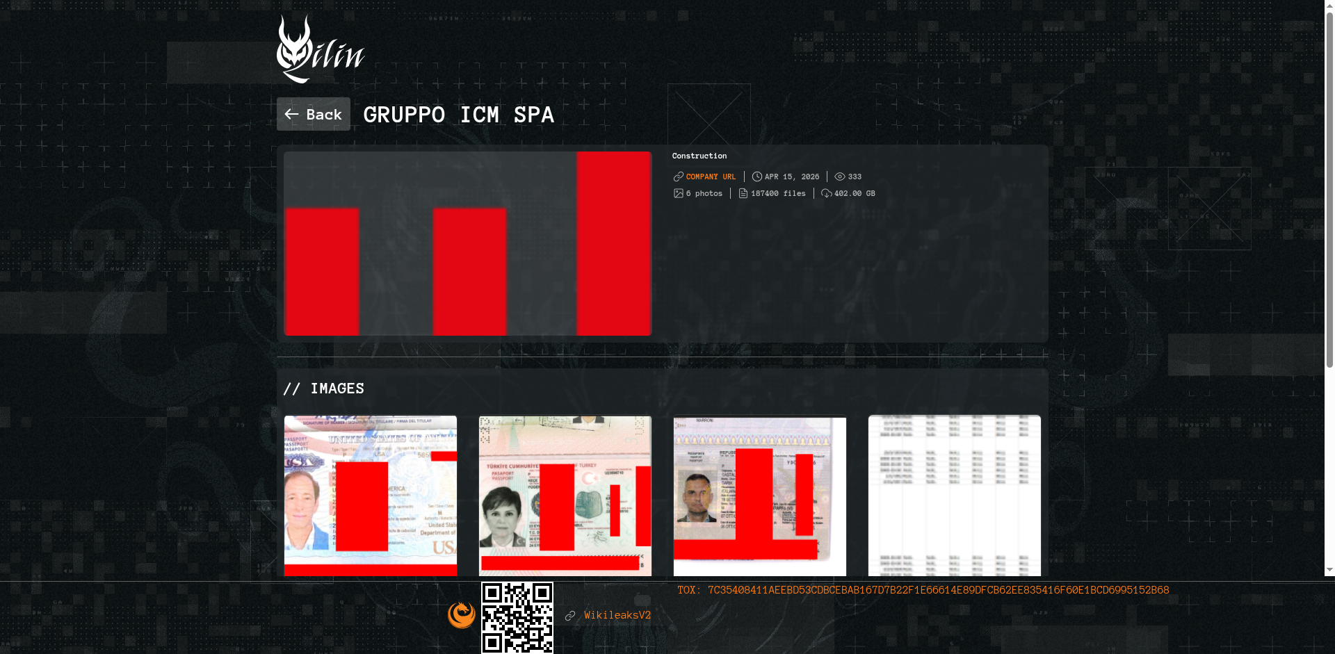 Screenshot del ataque