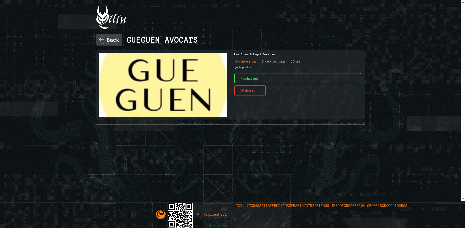 Screenshot del ataque