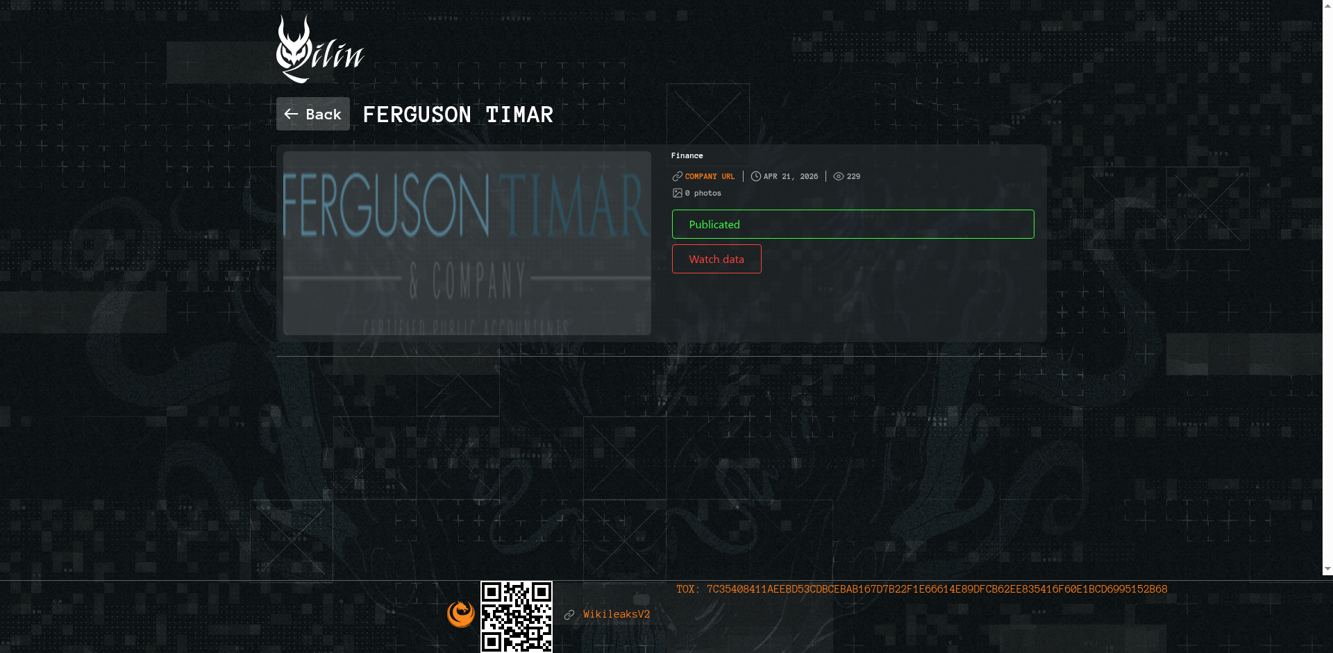 Screenshot del ataque