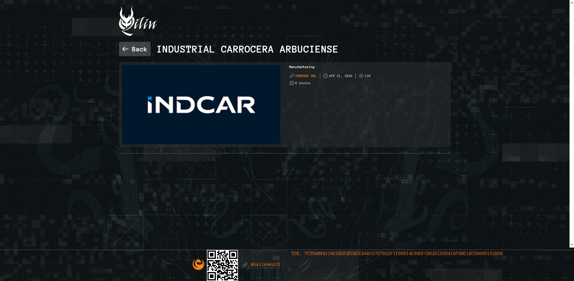 Screenshot del ataque
