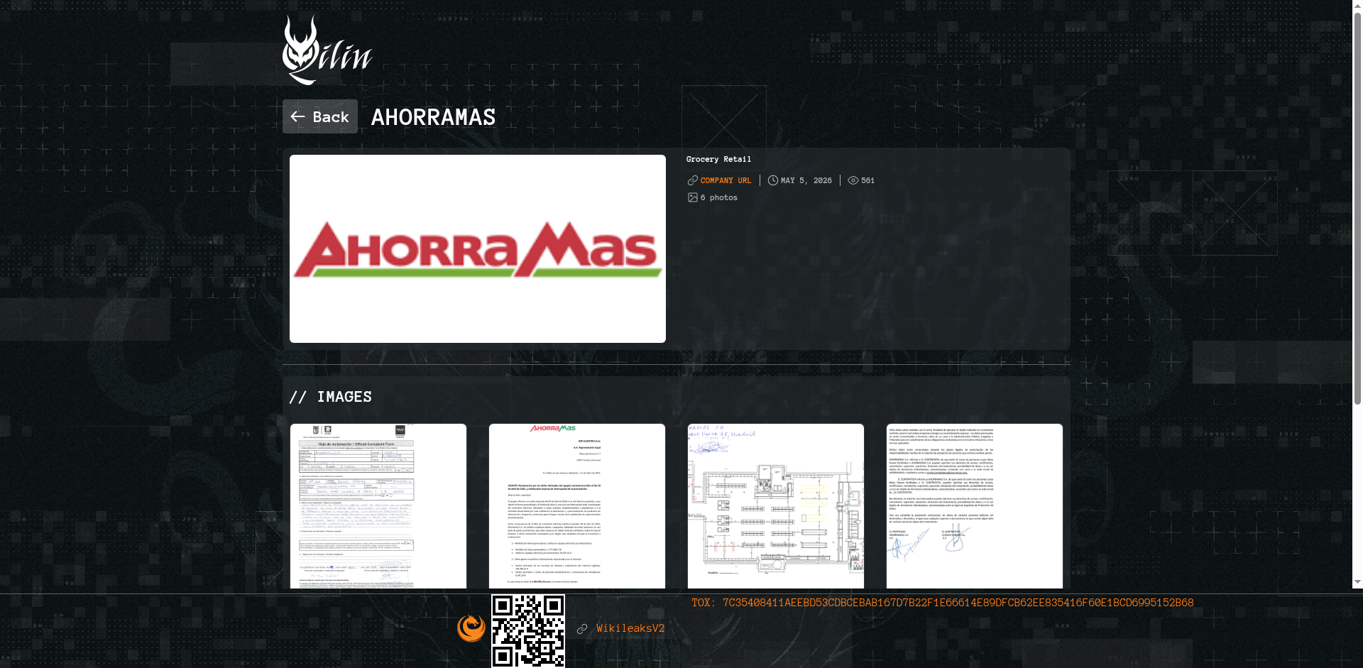Screenshot del ataque