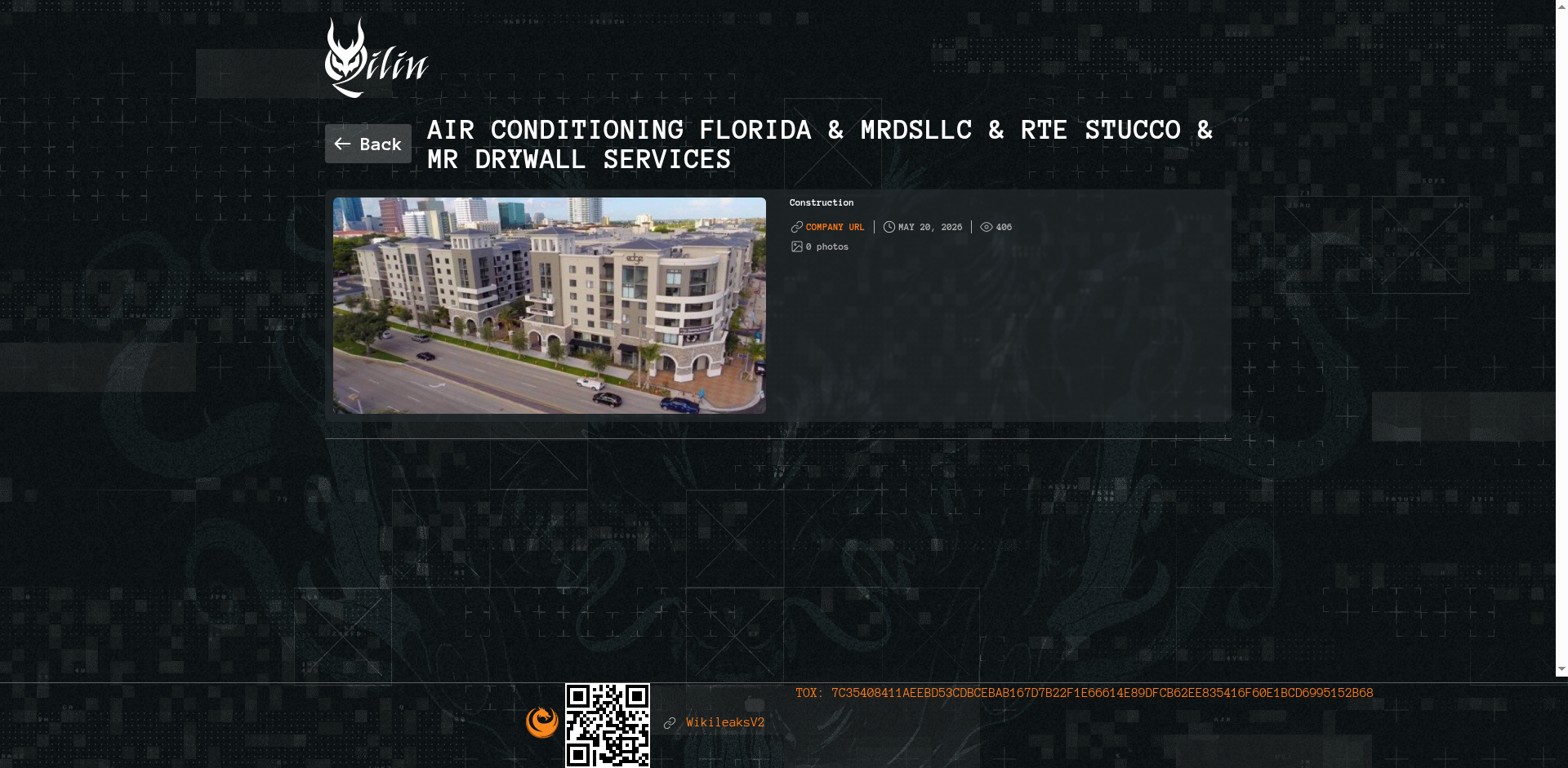 Screenshot del ataque