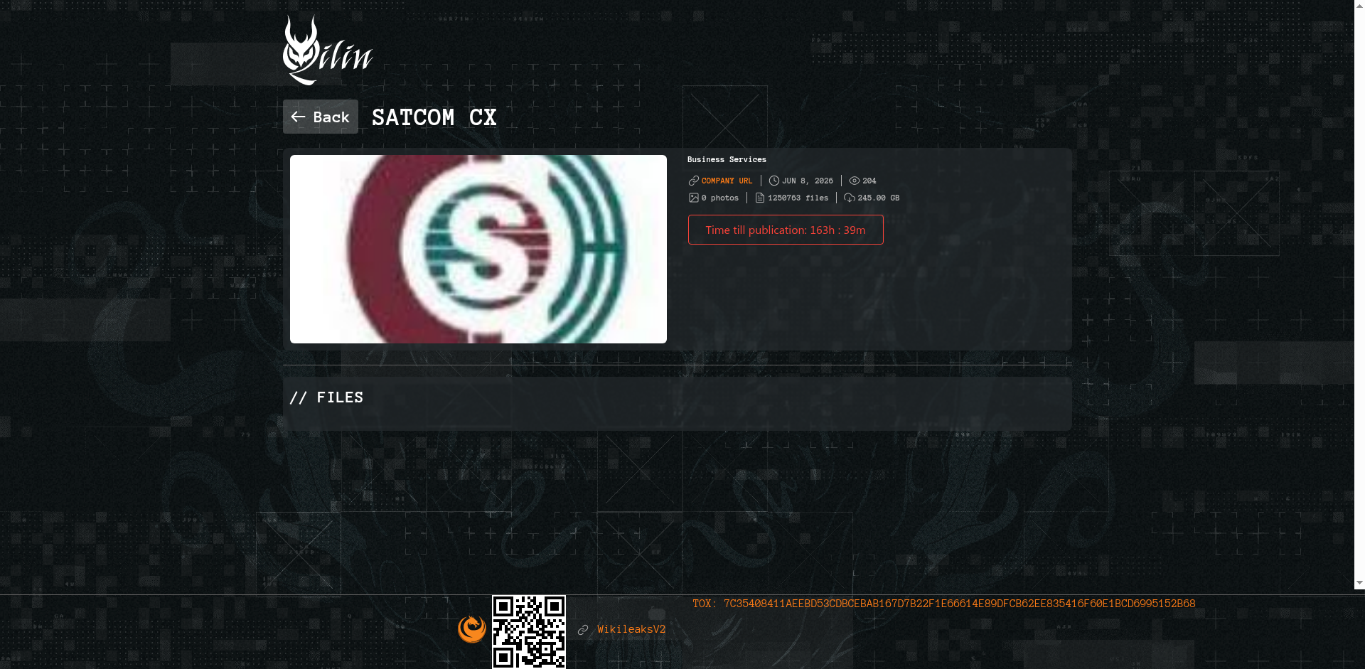 Screenshot del ataque