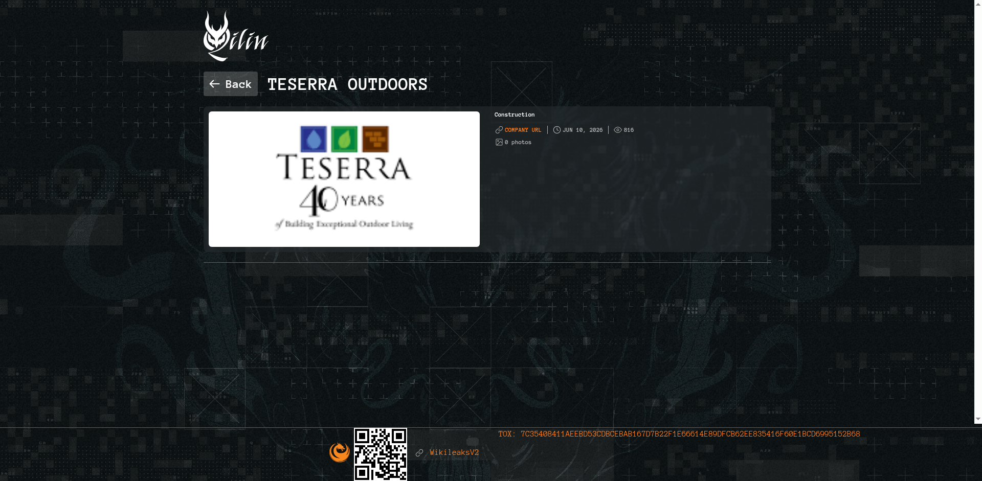 Screenshot del ataque