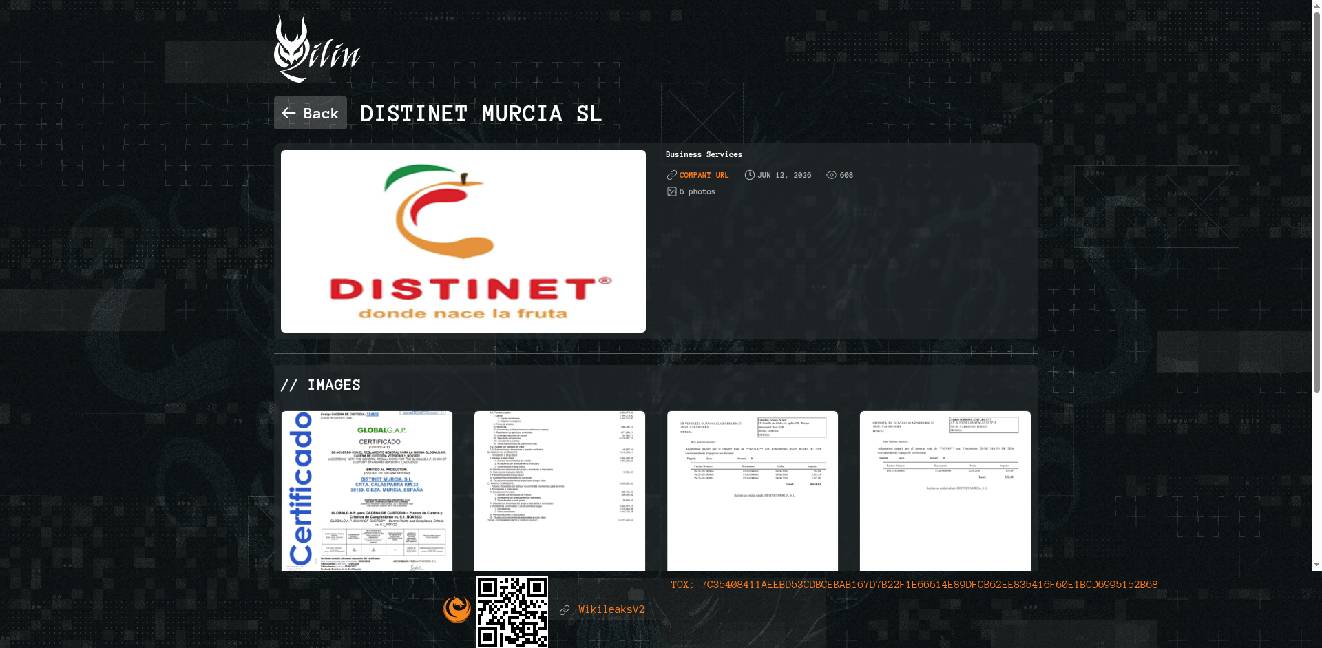 Screenshot del ataque