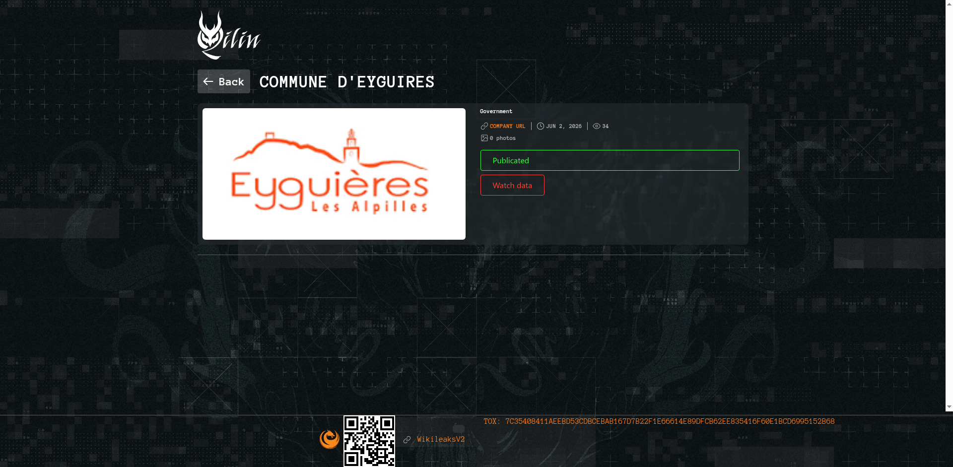 Screenshot del ataque