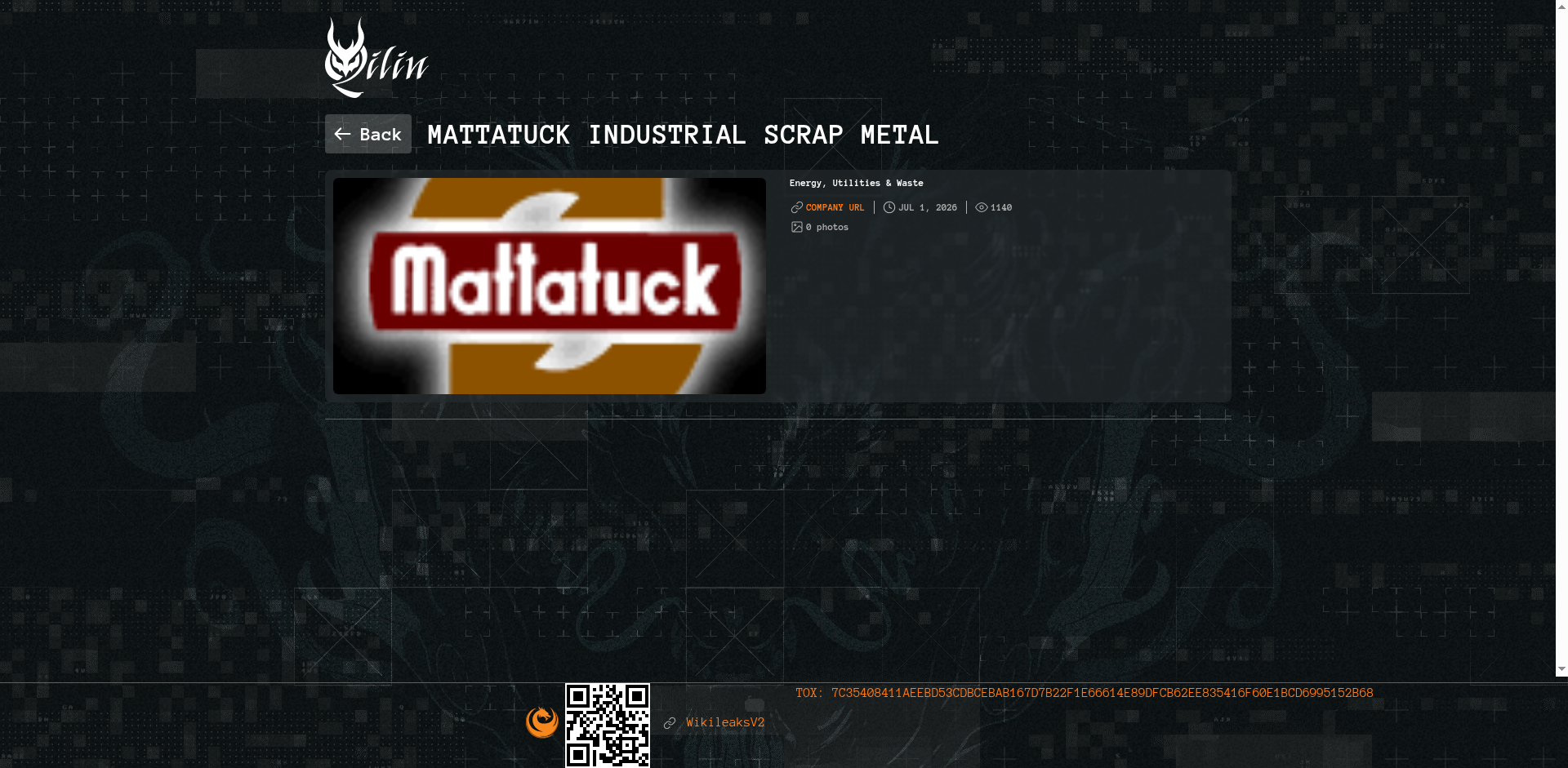 Screenshot del ataque