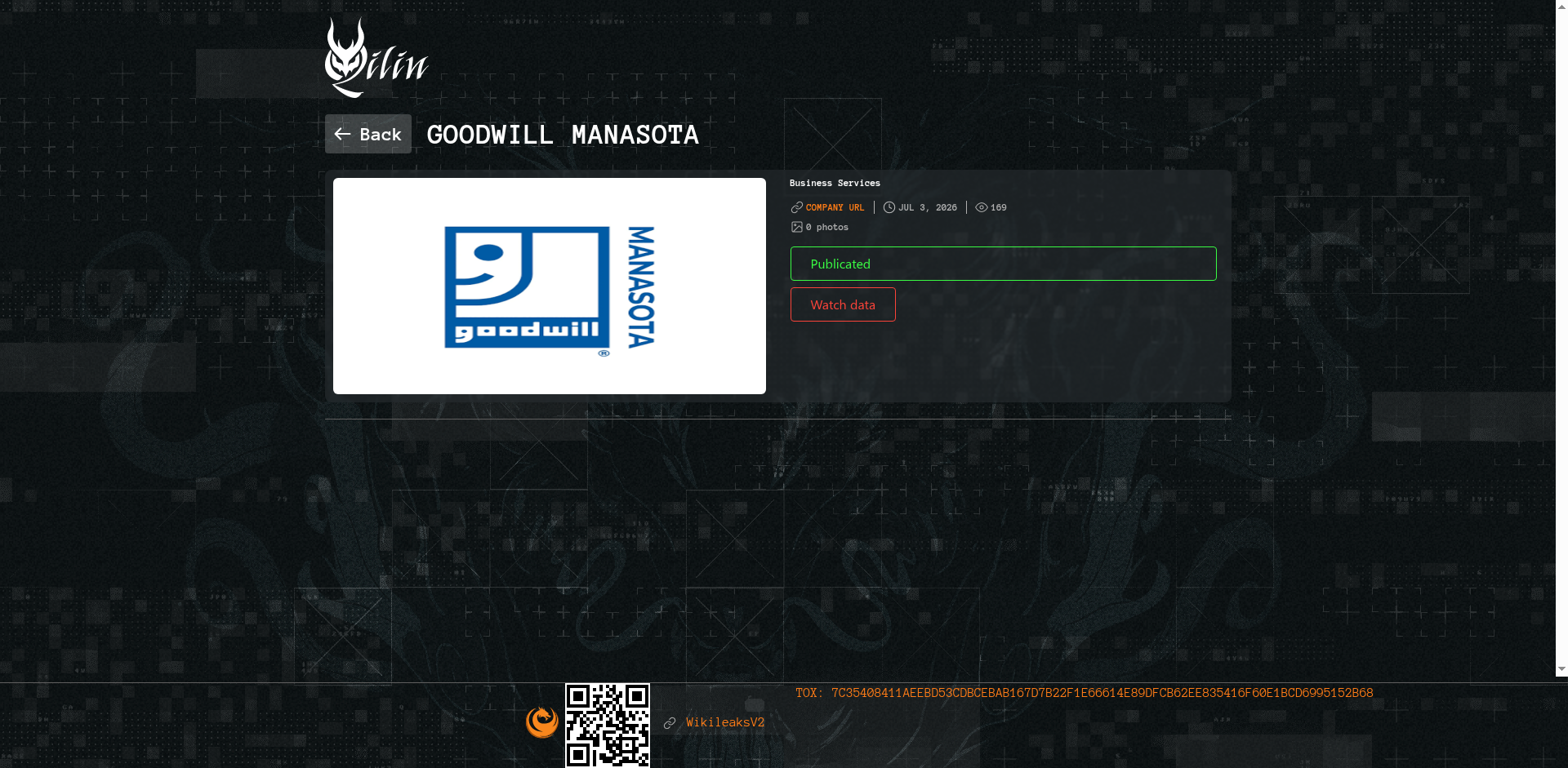 Screenshot del ataque