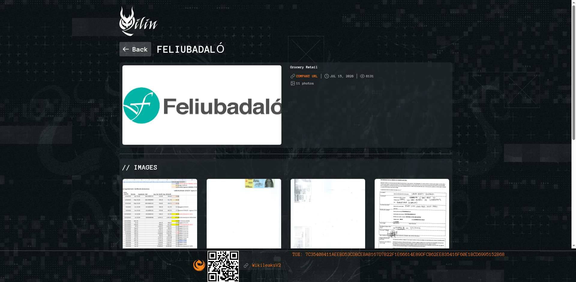 Screenshot del ataque