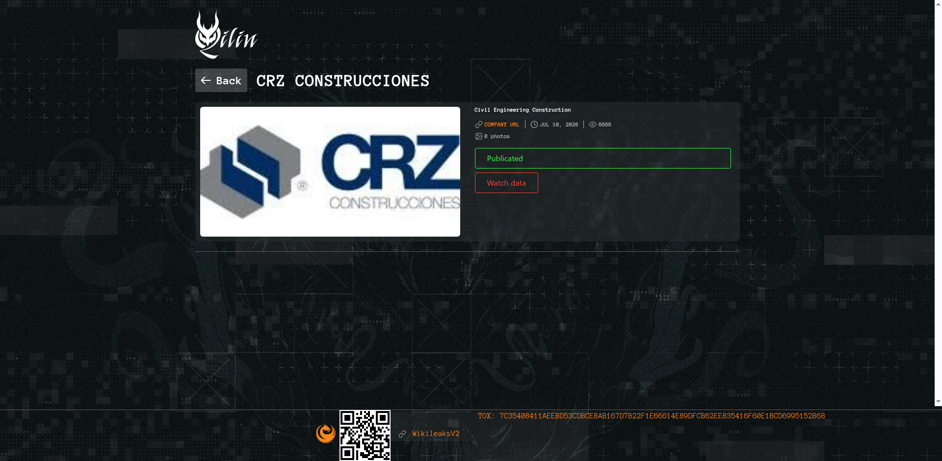 Screenshot del ataque