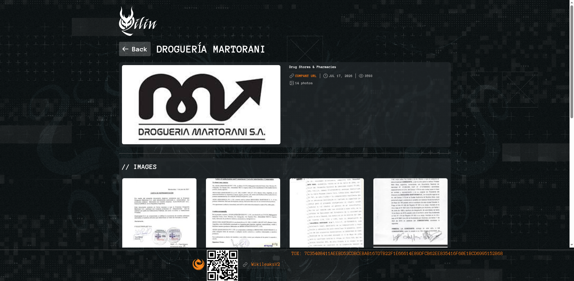Screenshot del ataque