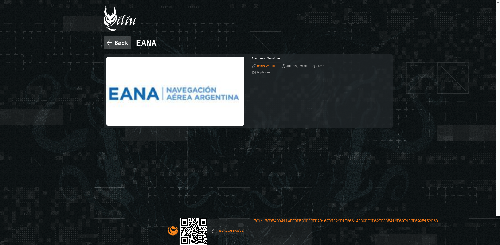 Screenshot del ataque