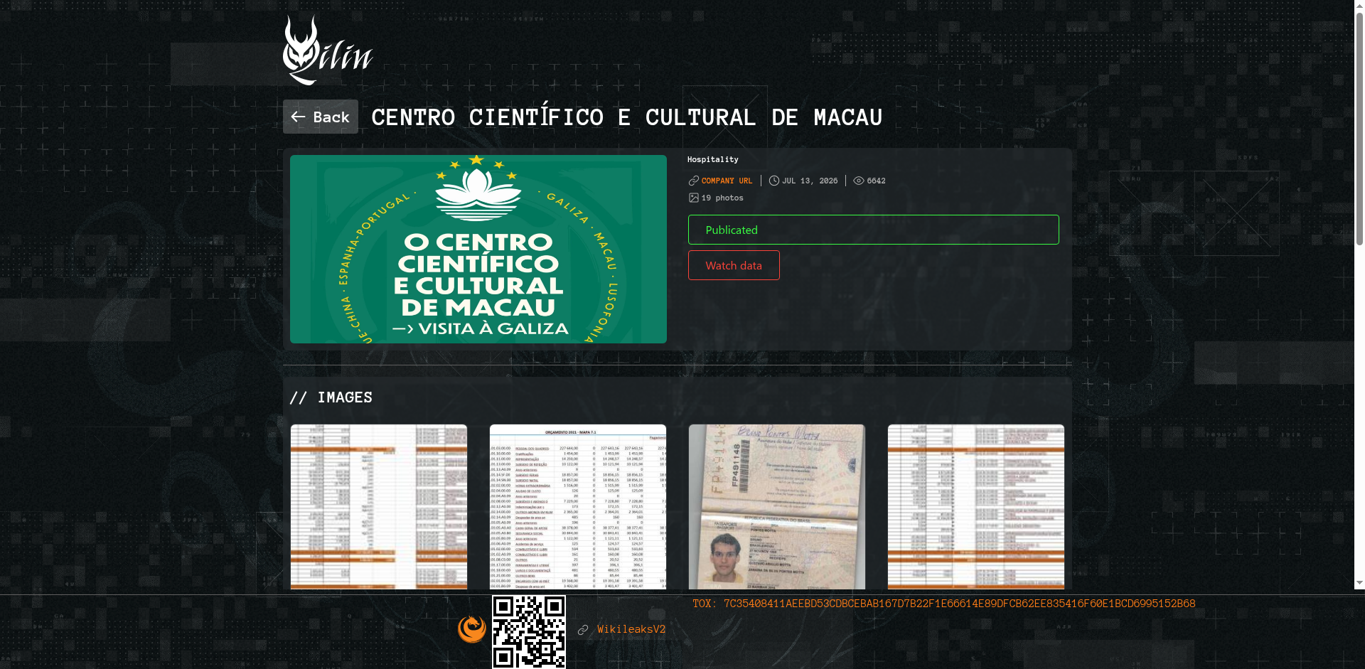 Screenshot del ataque