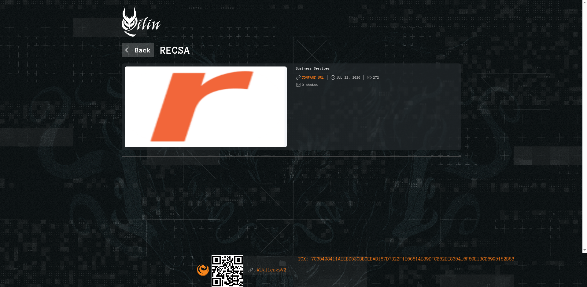 Screenshot del ataque