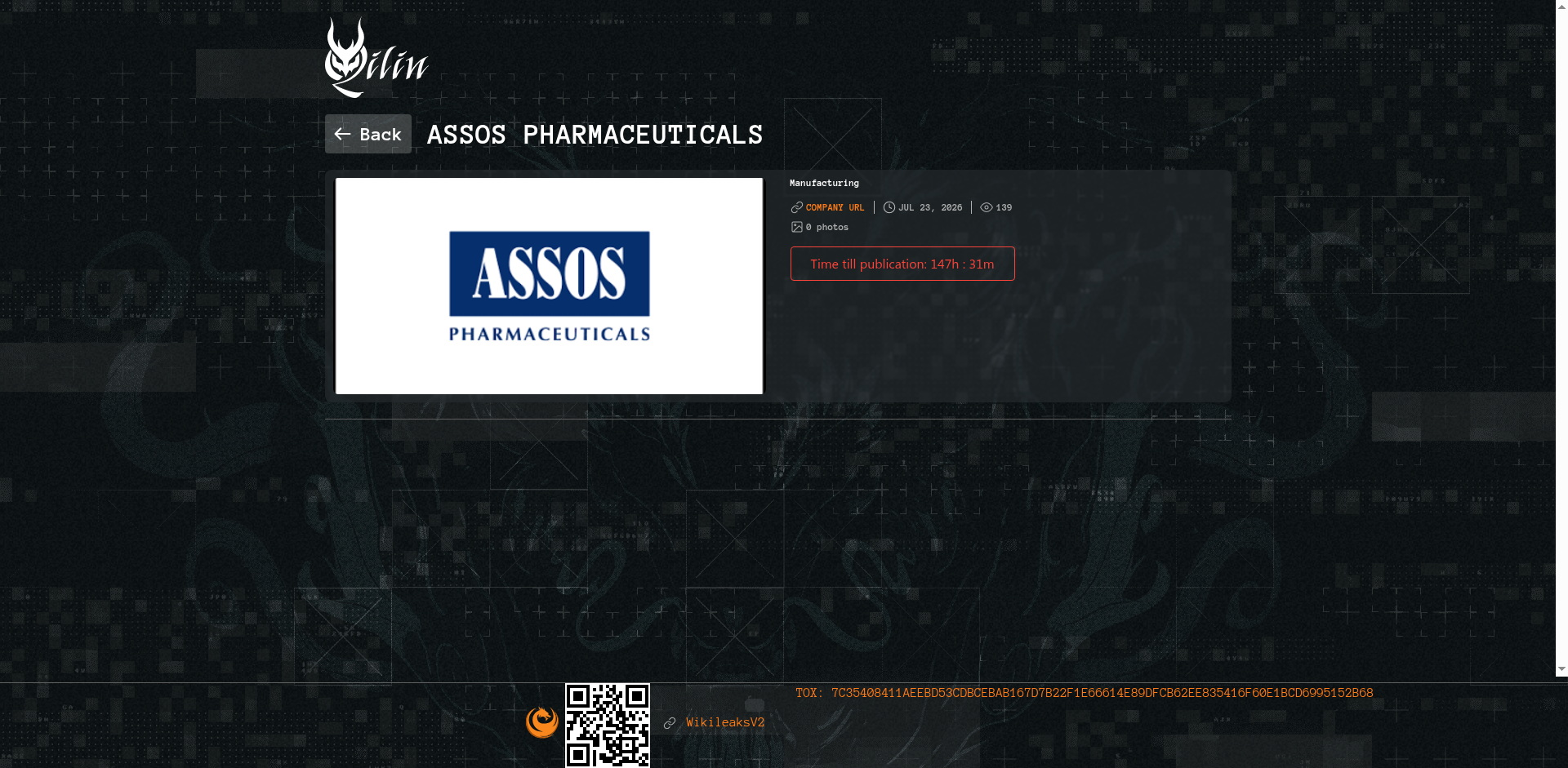 Screenshot del ataque