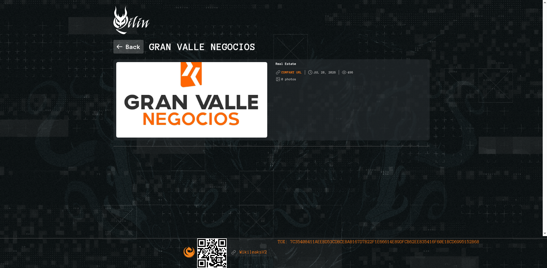 Screenshot del ataque