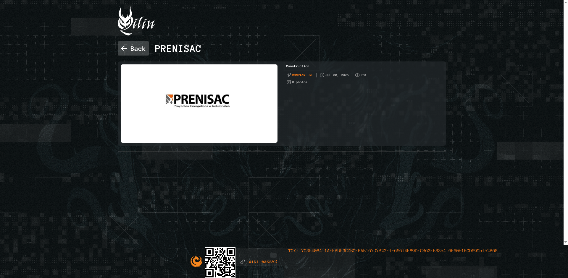 Screenshot del ataque