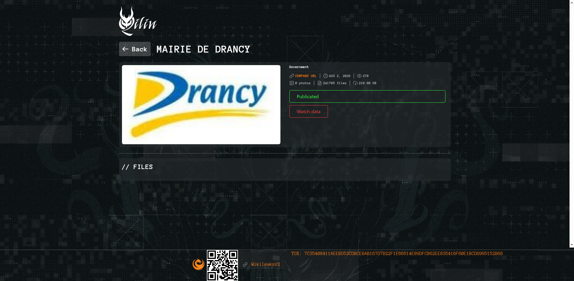 Screenshot del ataque