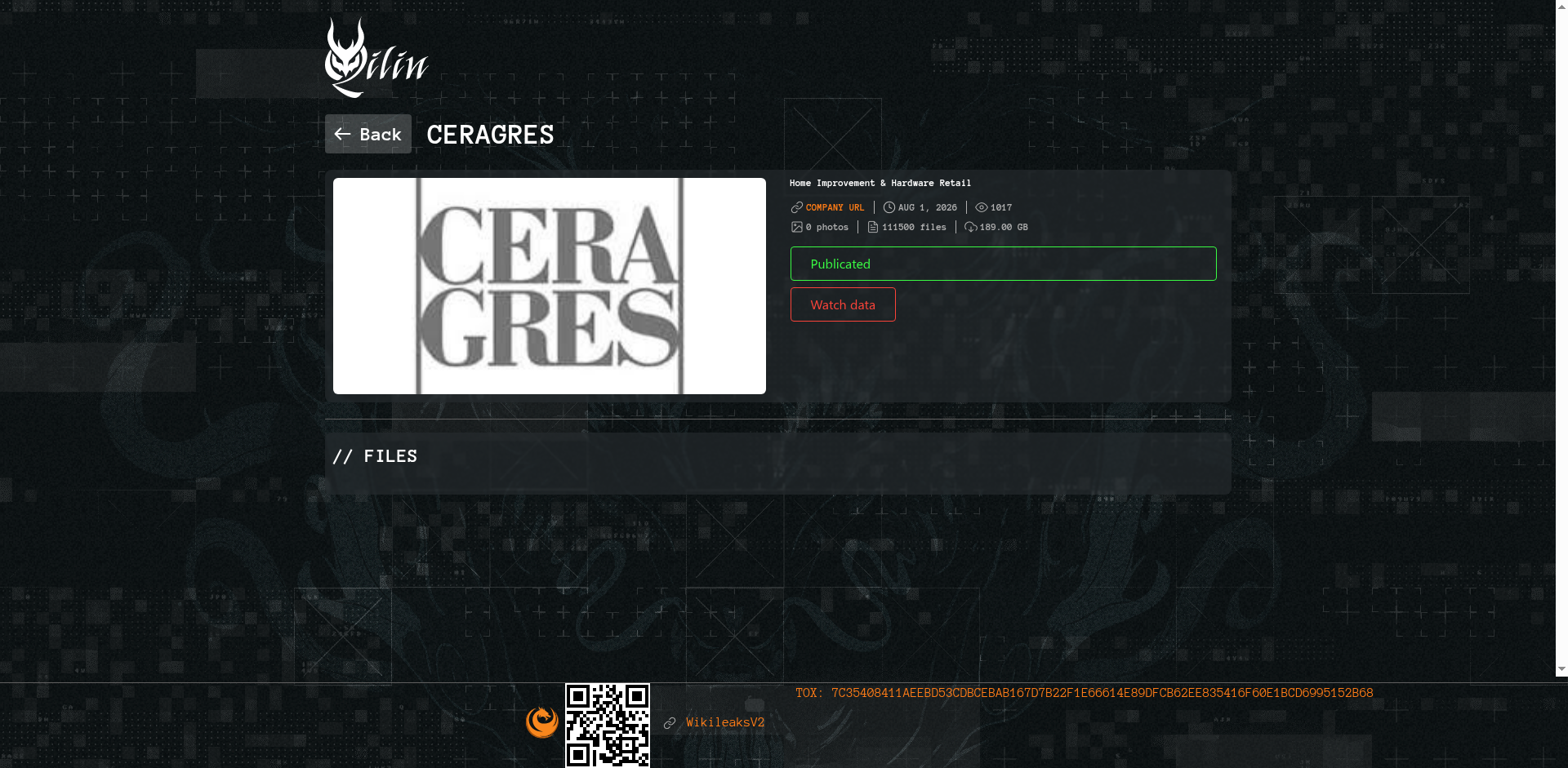 Screenshot del ataque