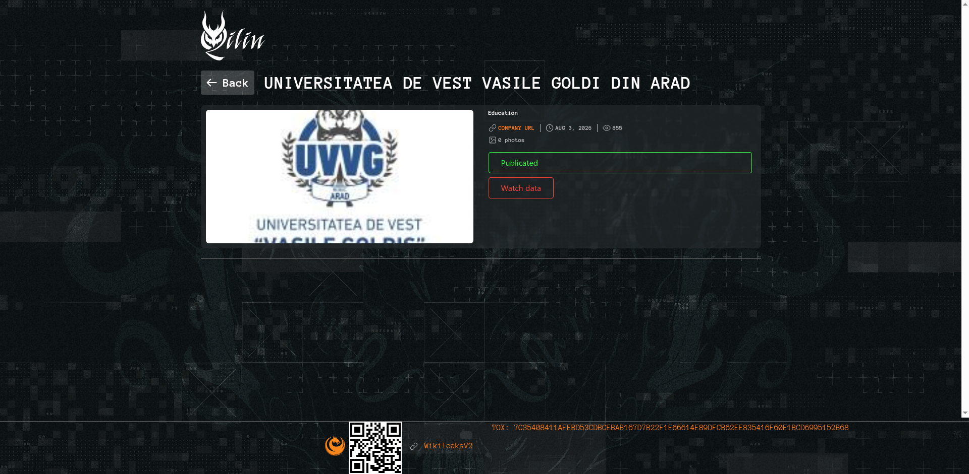 Screenshot del ataque