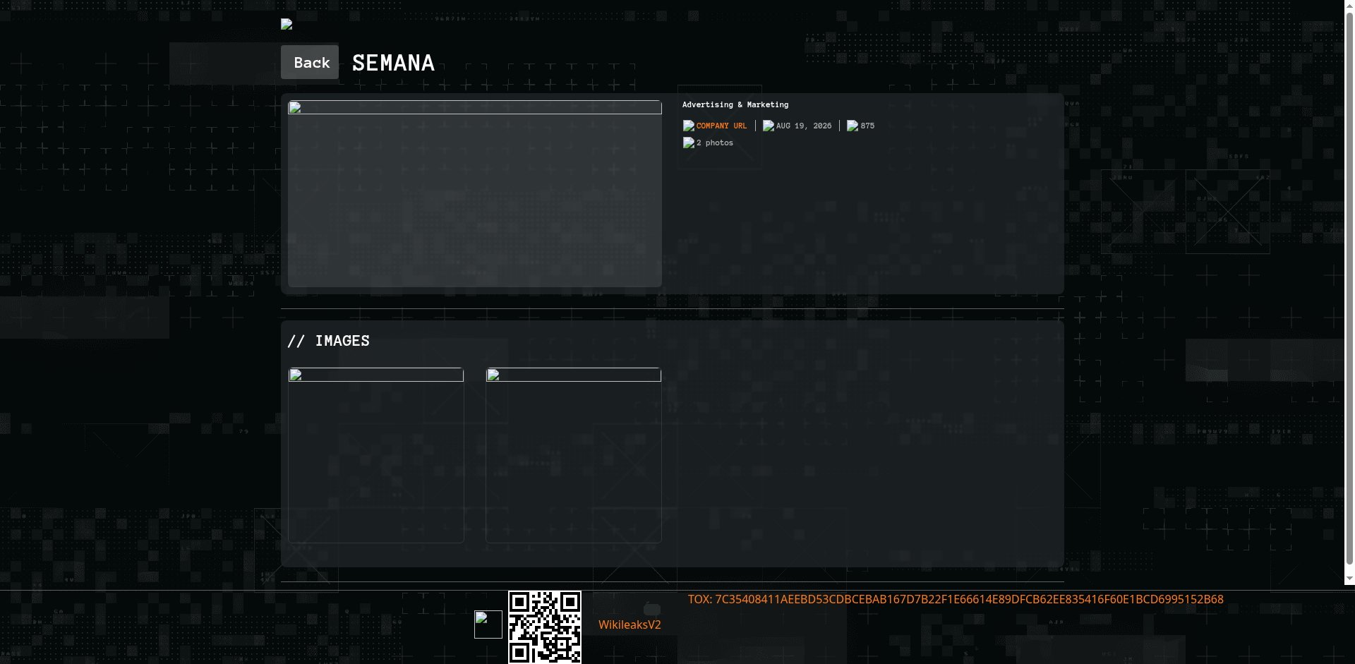 Screenshot del ataque