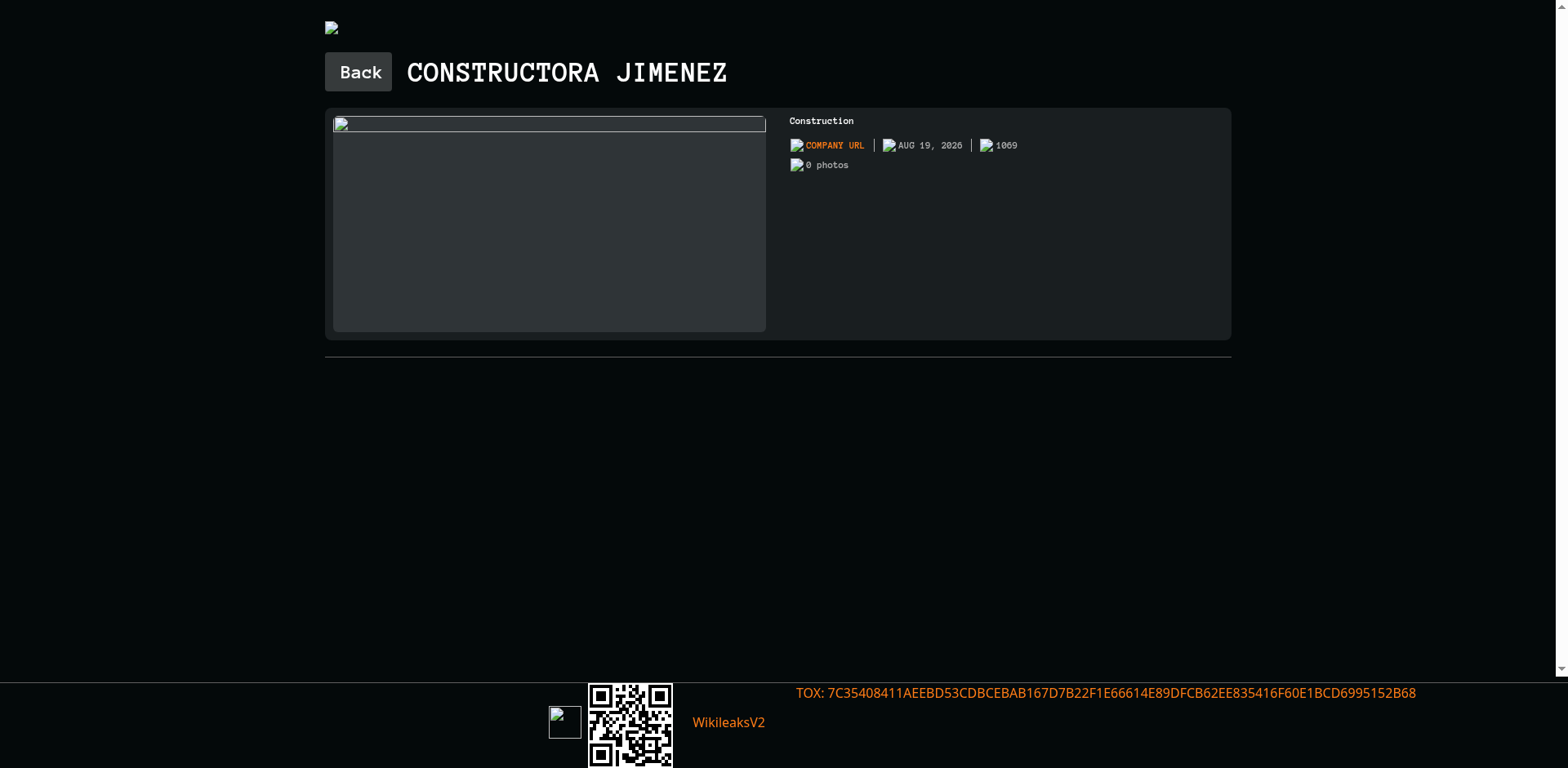Screenshot del ataque