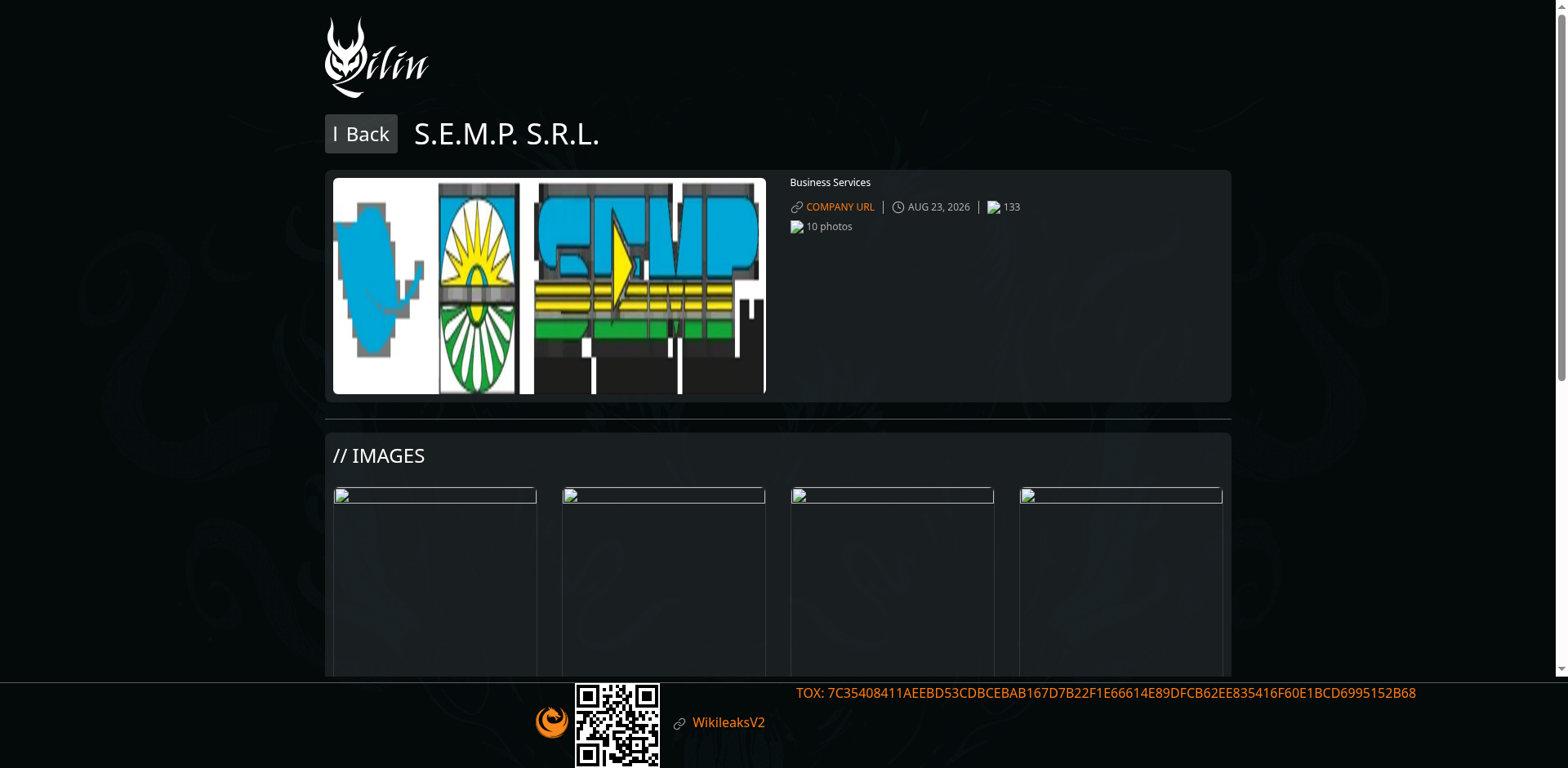 Screenshot del ataque