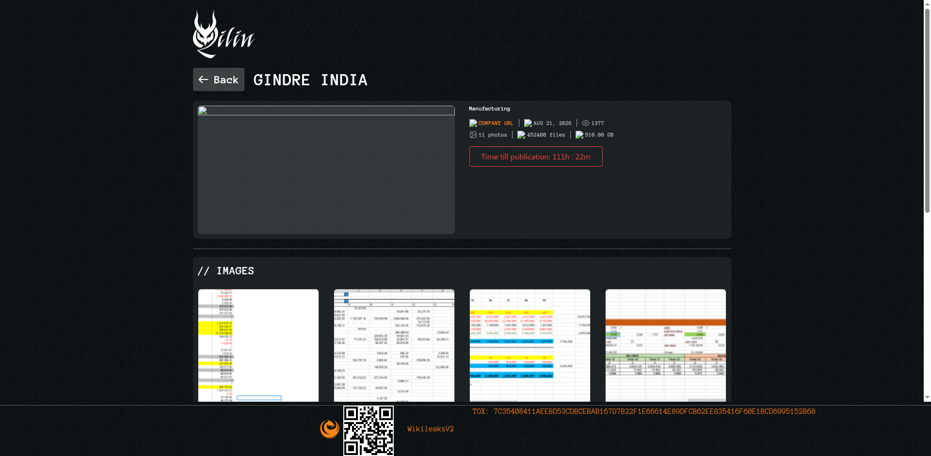 Screenshot del ataque