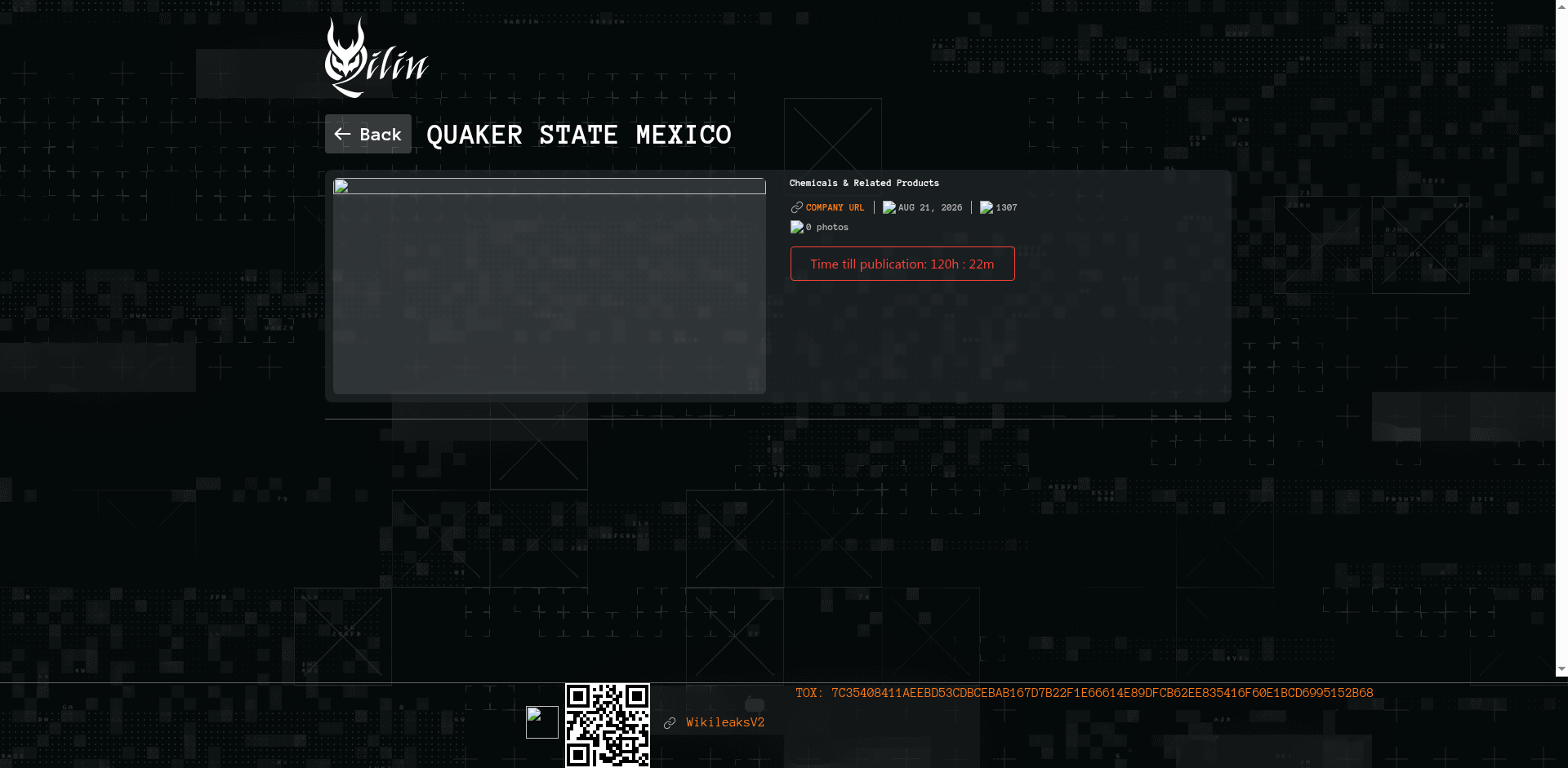 Screenshot del ataque