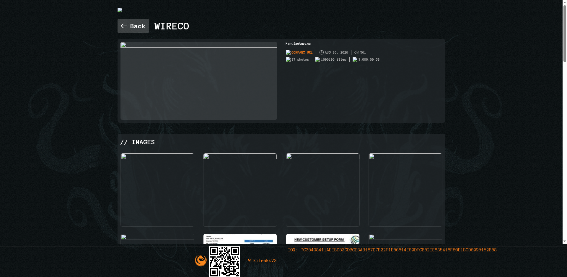 Screenshot del ataque