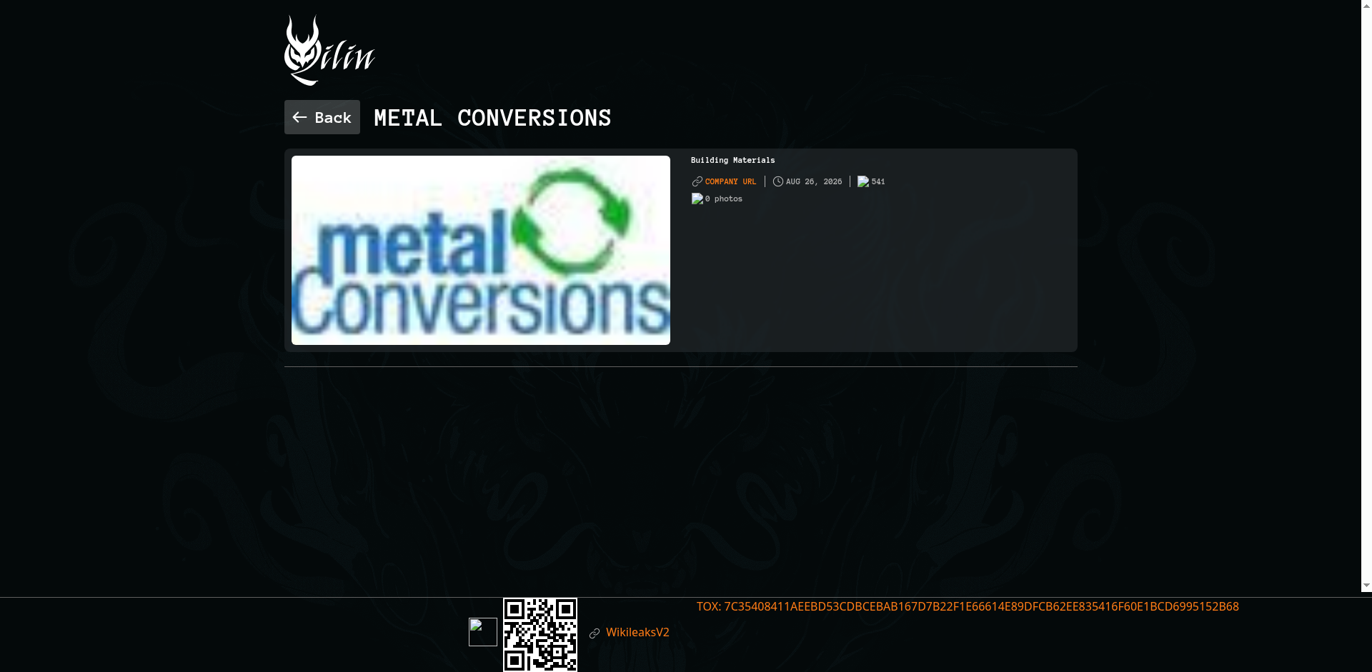 Screenshot del ataque