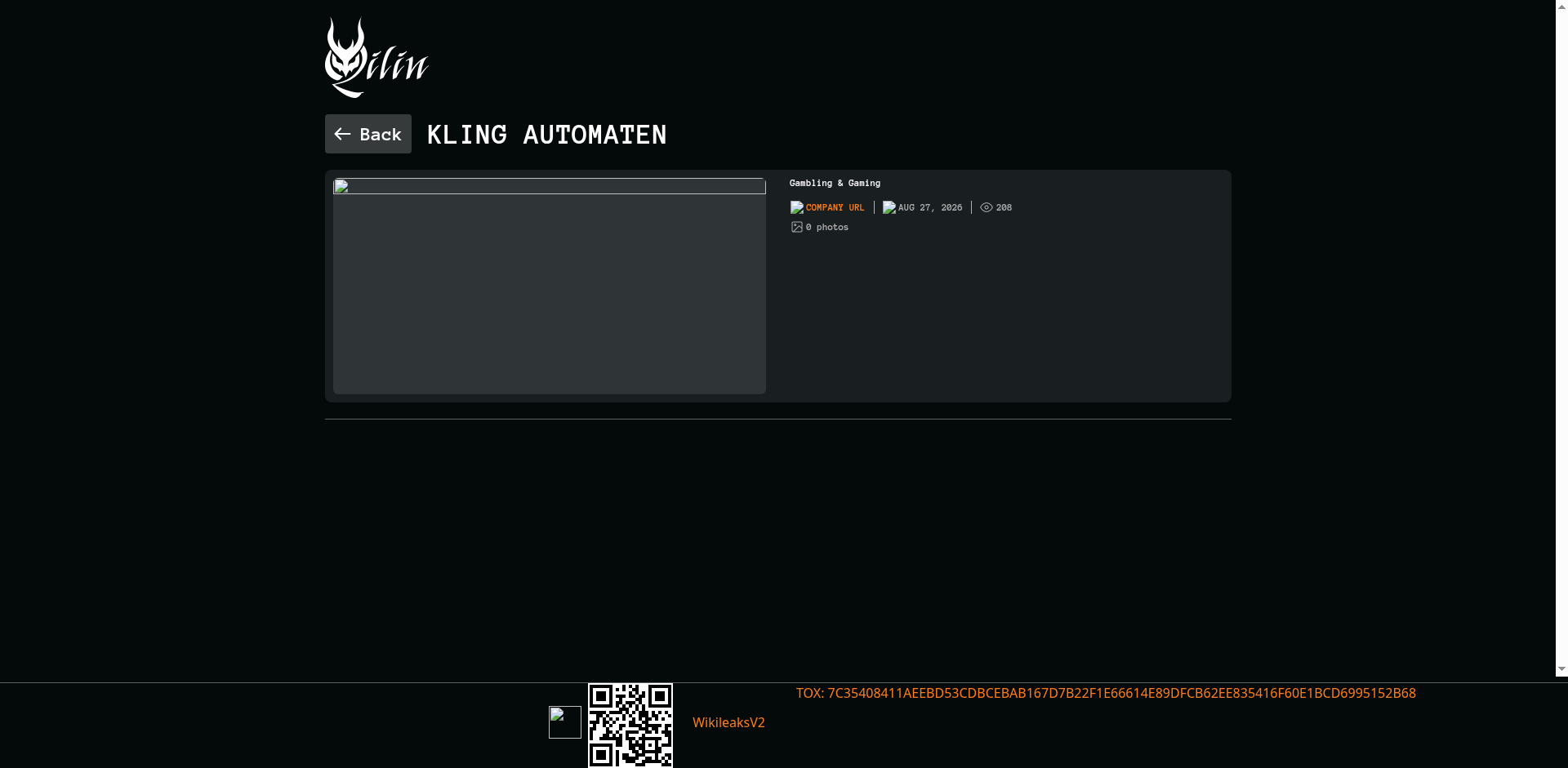 Screenshot del ataque