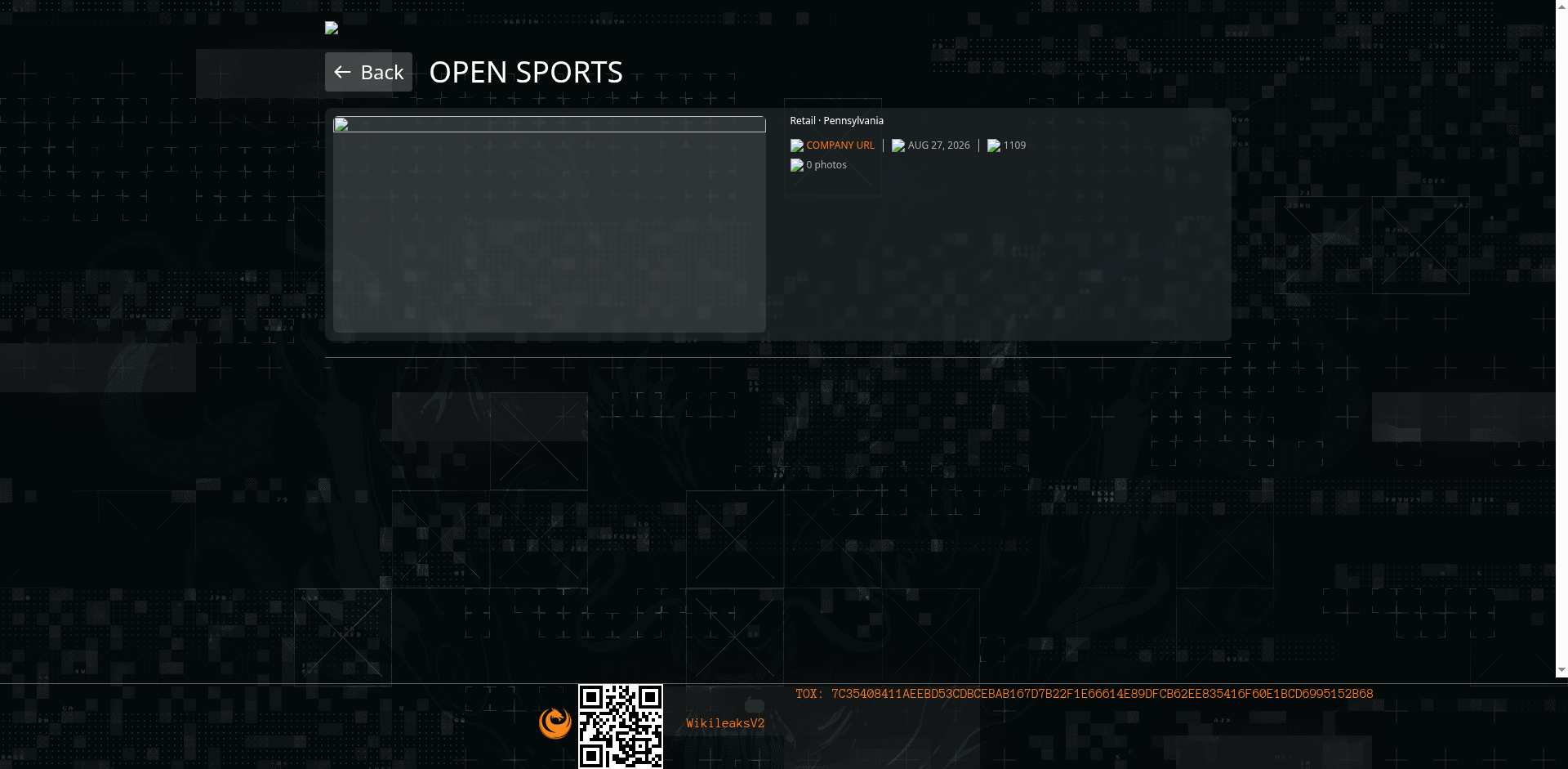 Screenshot del ataque
