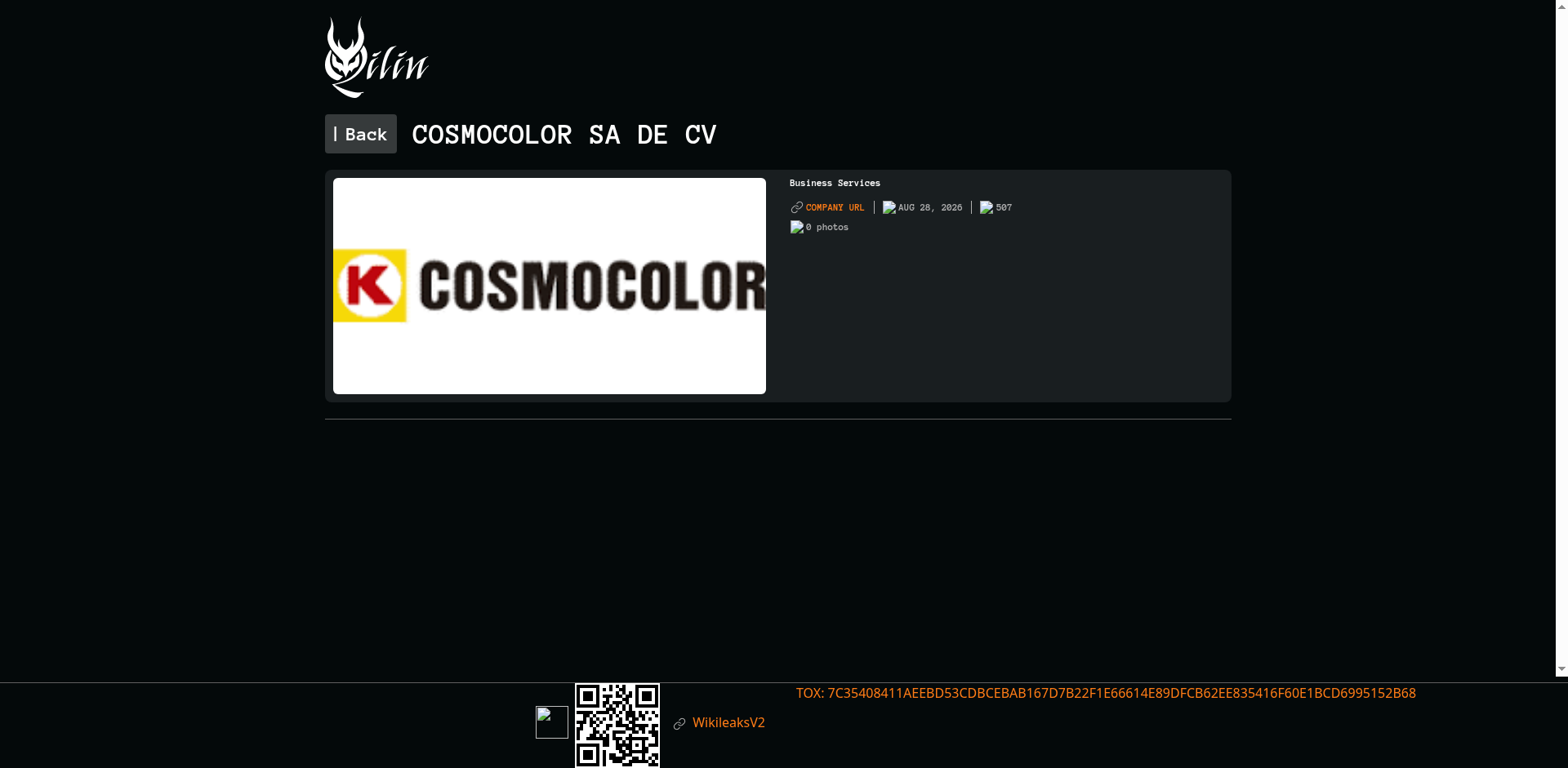 Screenshot del ataque