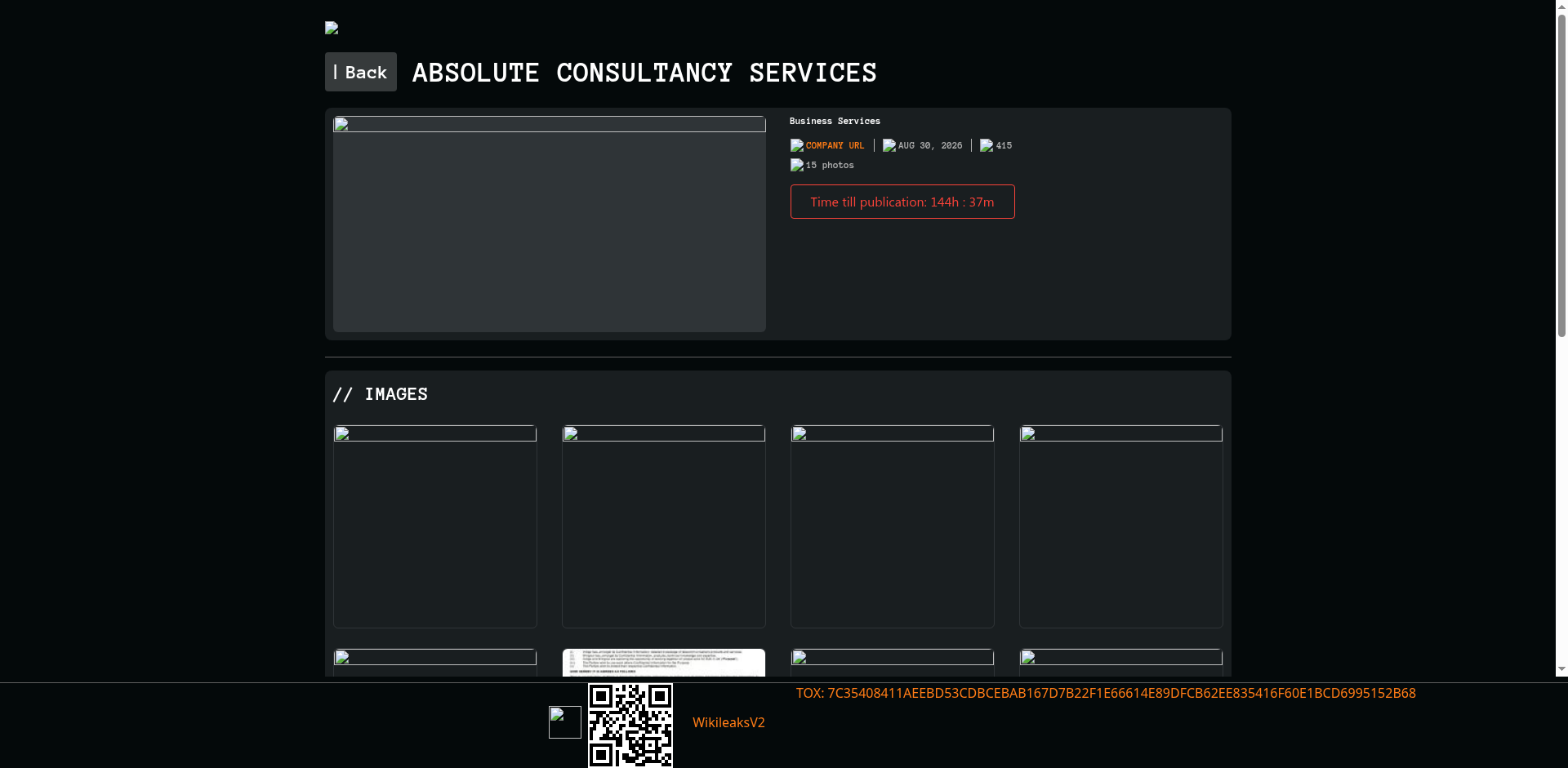 Screenshot del ataque
